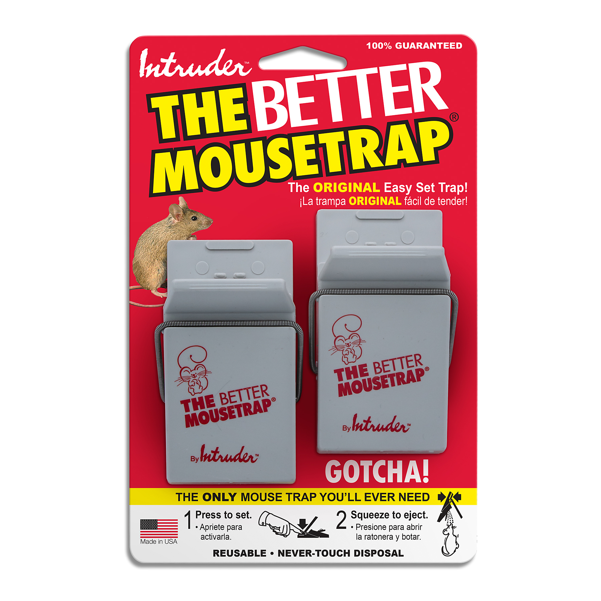 Intruder The Better Mouse Trap, 2 Pack, Model# 16000
